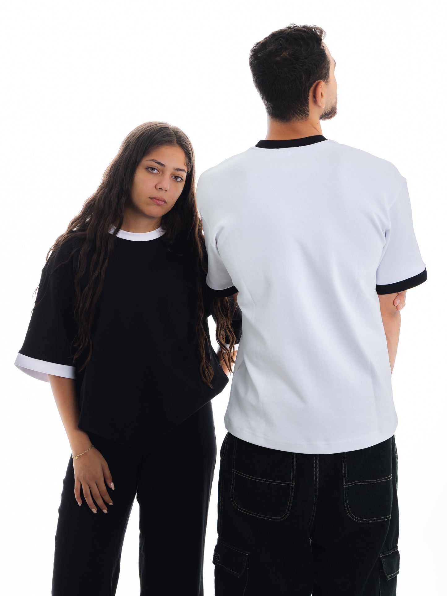 Two-tone. Unisex Oversized Tee