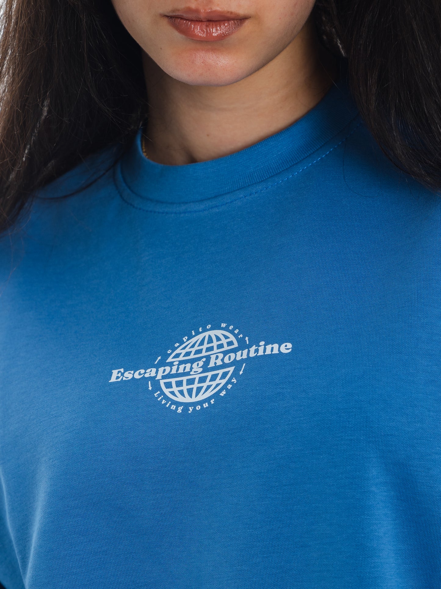 View The World Unisex Oversized Tee