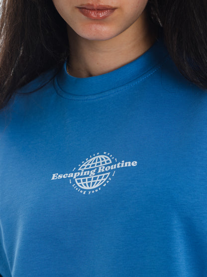 View The World Unisex Oversized Tee