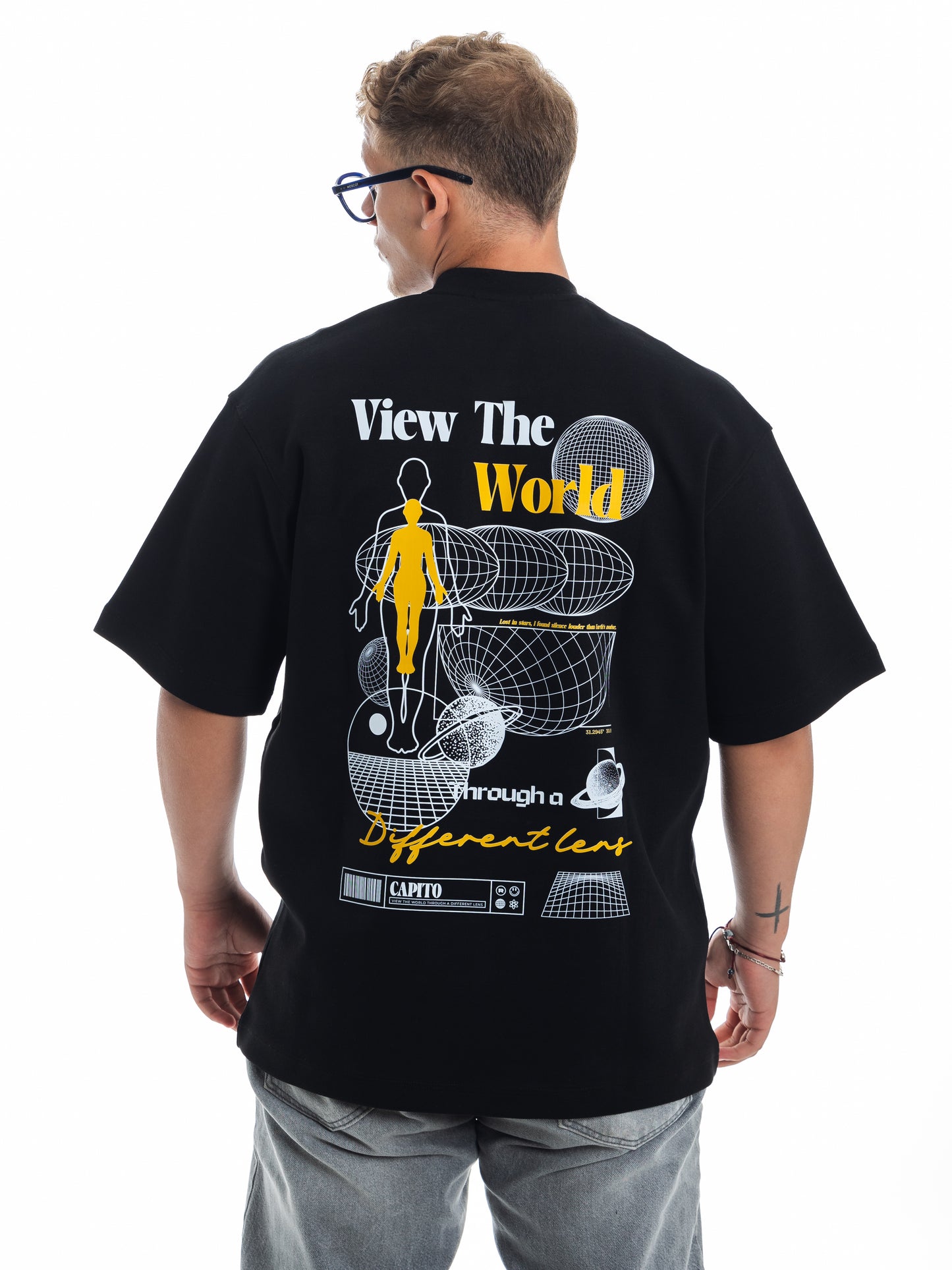 View The World Unisex Oversized Tee