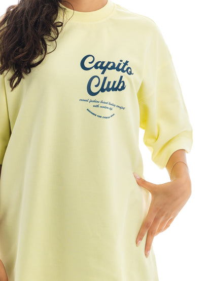 Capito Club. Unisex Oversized Tee