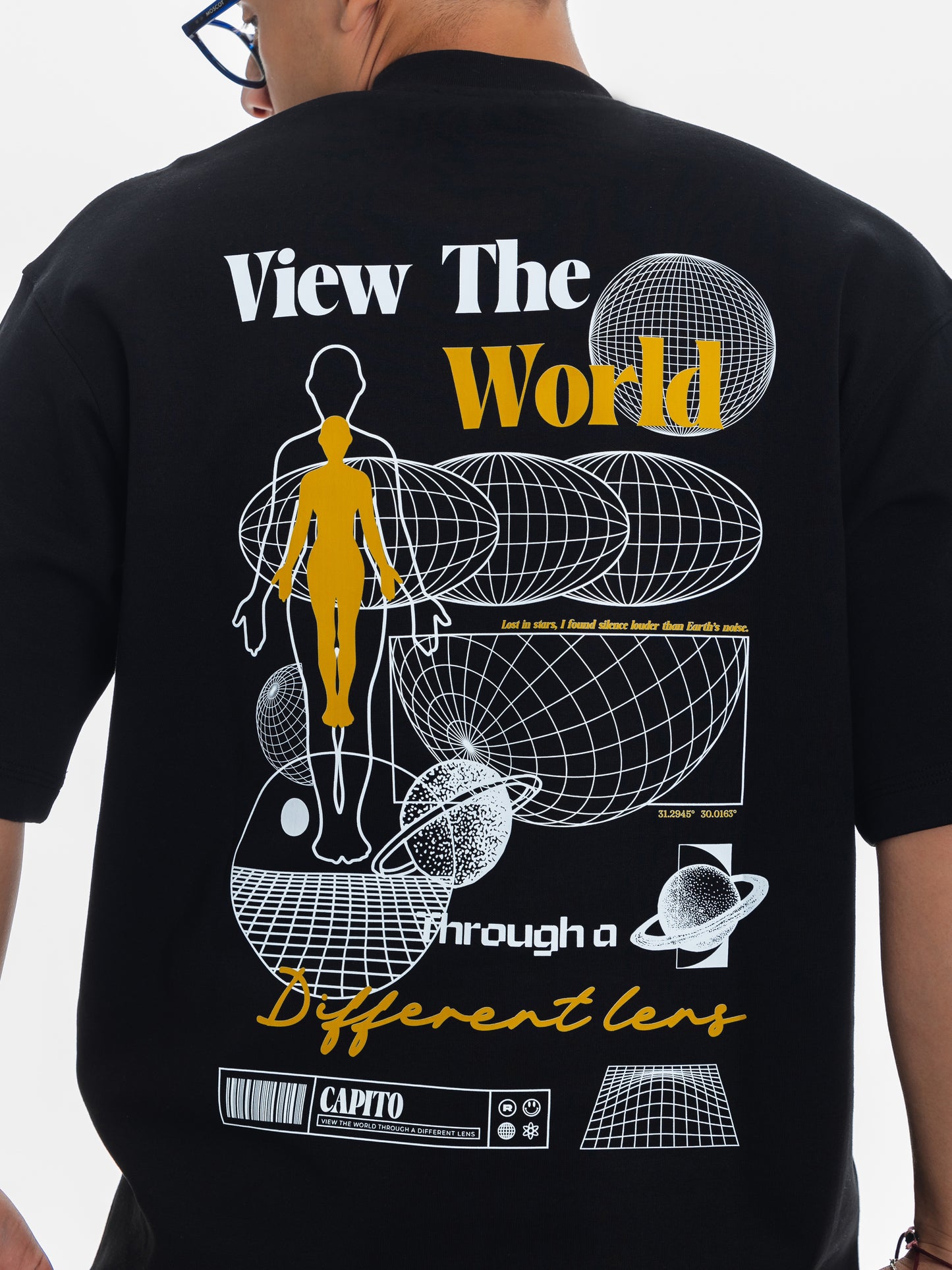 View The World Unisex Oversized Tee