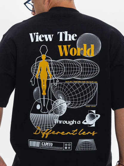 View The World Unisex Oversized Tee
