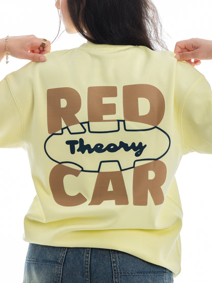 Red Car Theory. Unisex Oversized Tee
