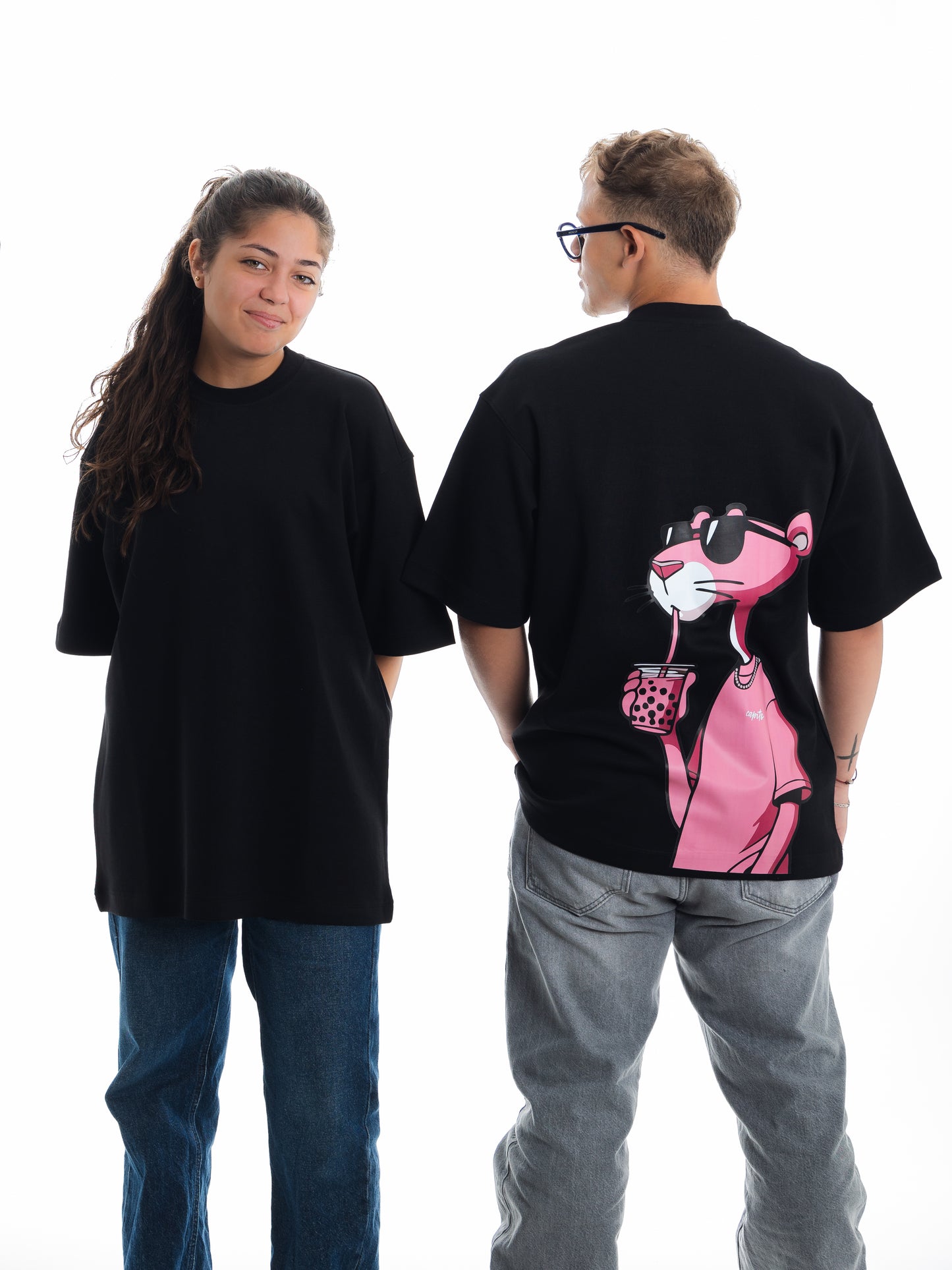 Pinkpanther. Unisex Oversized Tee