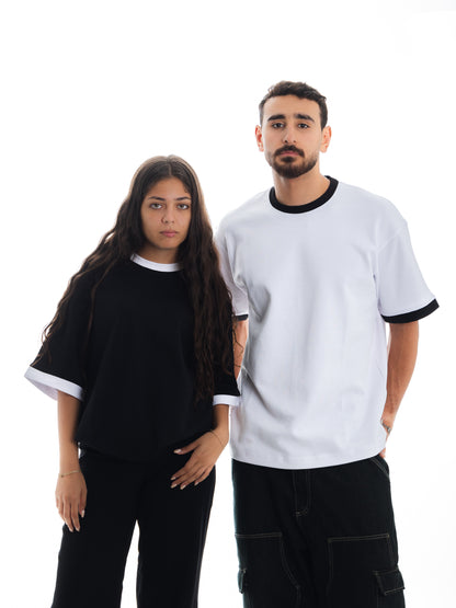 Two-tone. Unisex Oversized Tee