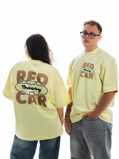 Red Car Theory. Unisex Oversized Tee