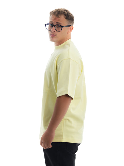 Basic Yellow. Unisex Oversized Tee
