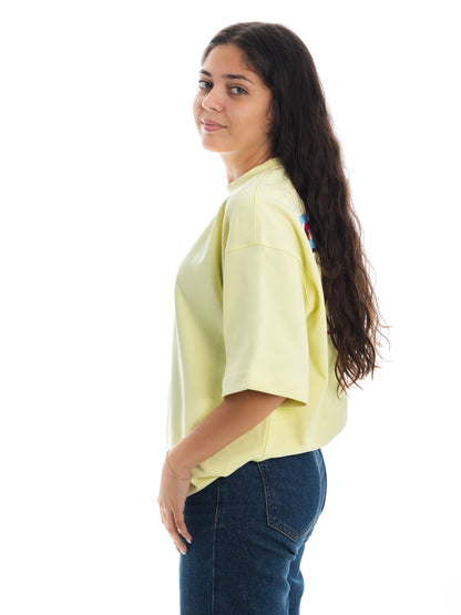 Go Far. Be a Star. Unisex Oversized Tee