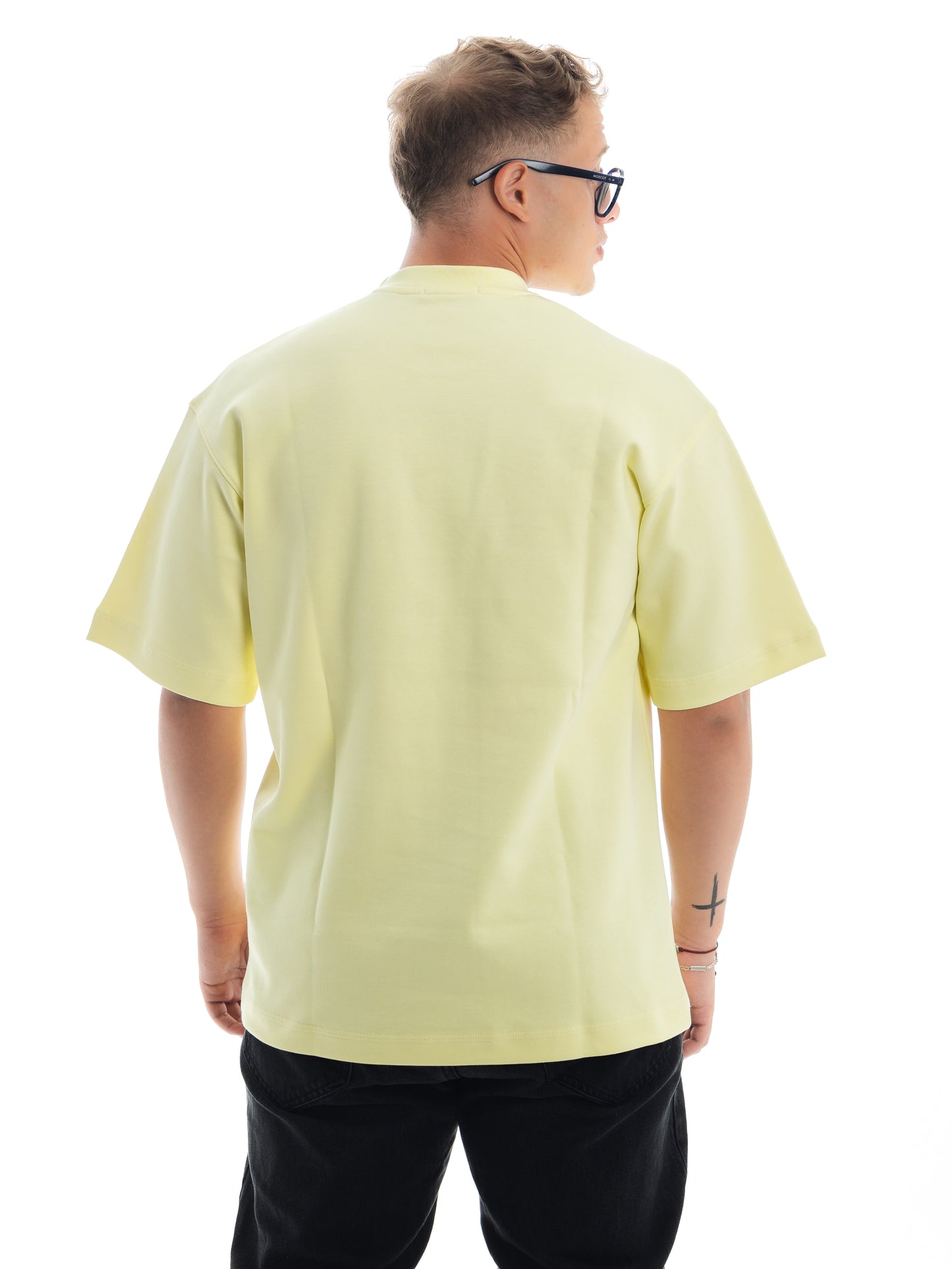 Basic Yellow. Unisex Oversized Tee