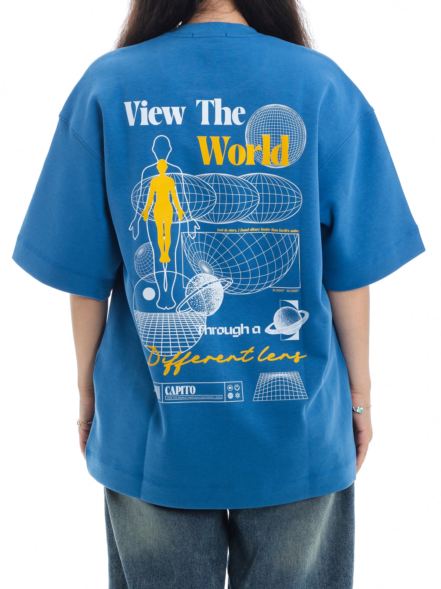 View The World Unisex Oversized Tee