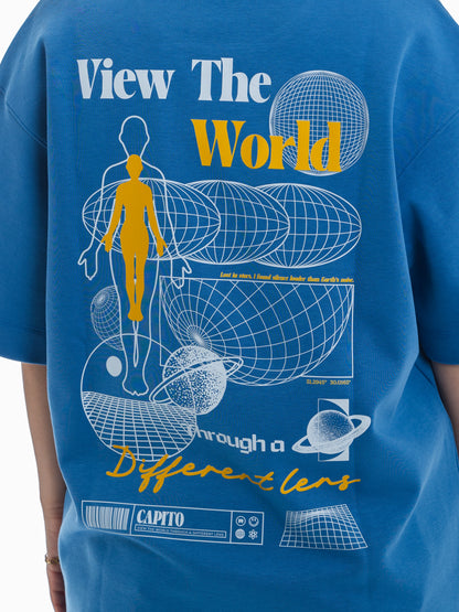 View The World Unisex Oversized Tee