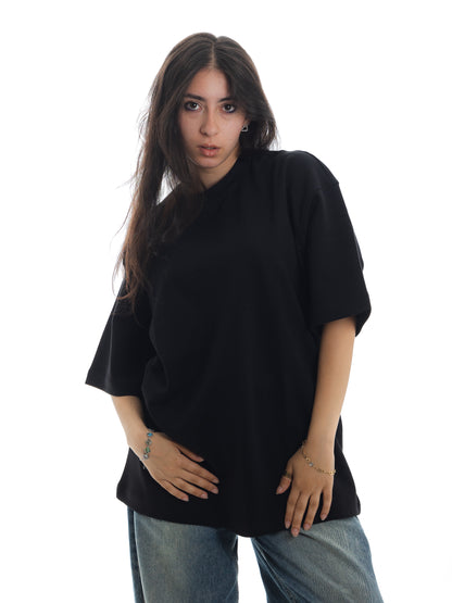 Basic black. Unisex Oversized Tee