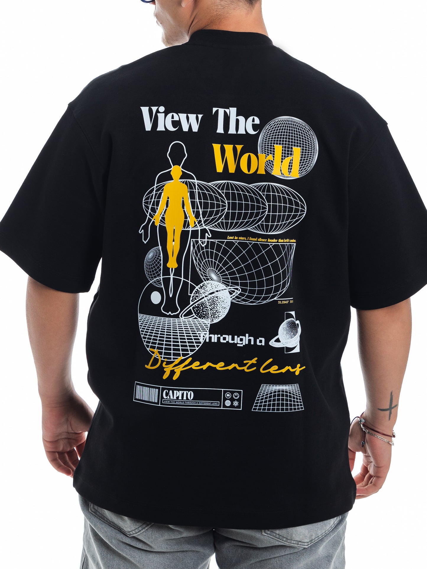 View The World Unisex Oversized Tee